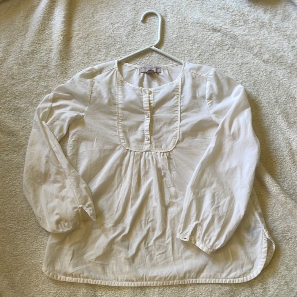 Limited edition stella McCartney gap girls 8 M white blouse shirt